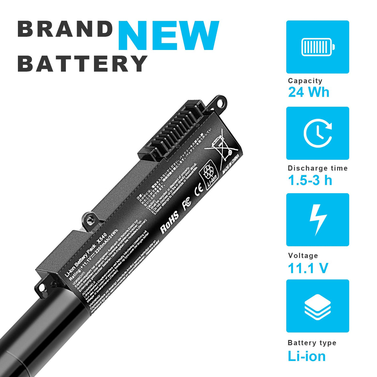 Fancy Buying connector detail of A31N1519 battery ensuring proper laptop connection