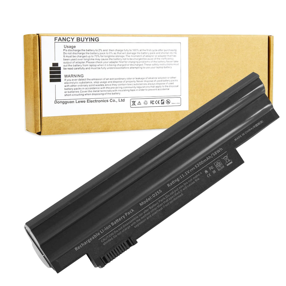 Fancy Buying Acer Aspire One D255 battery front view for quick replacement