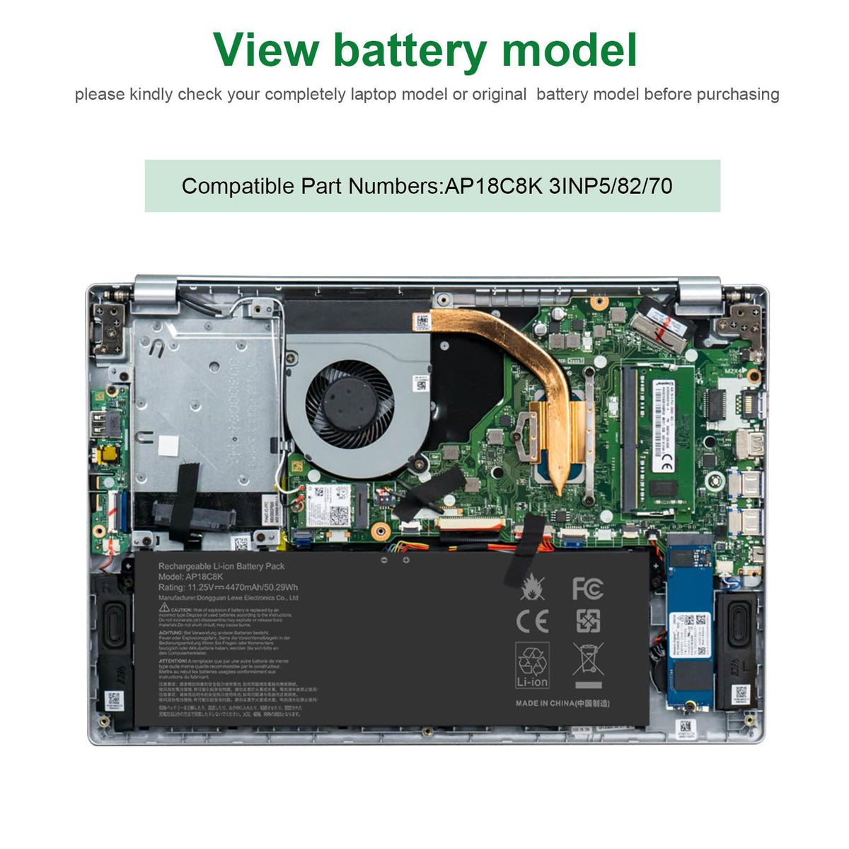 Fancy Buying AP18C8K internal cell layout cutaway showing stable power delivery benefit