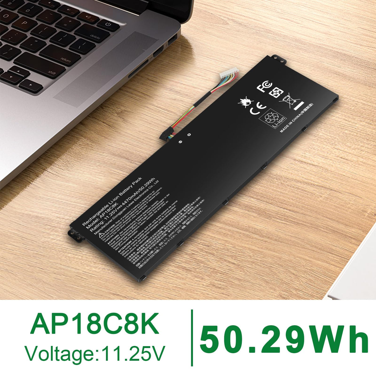 Fancy Buying AP18C8K next to hand for scale showing compact size benefit