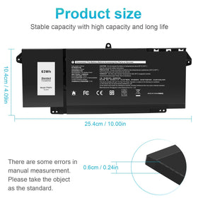 Fancy Buying battery back label closeup shows compatibility and reassurance
