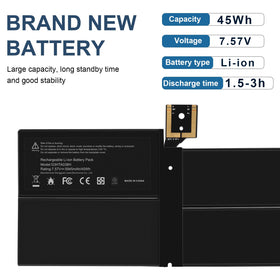 Fancy Buying sticker showing 45Wh capacity indicating expected runtime