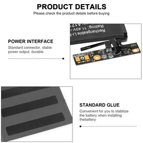 Fancy Buying battery connector detail showing precise board interface