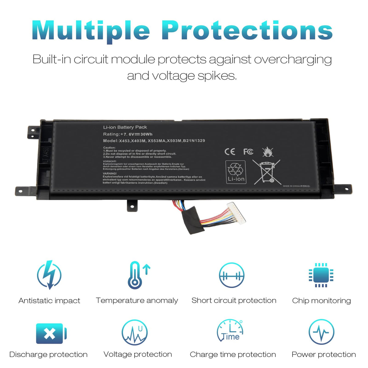 Fancy Buying installed battery inside Asus laptop demonstrating restored power