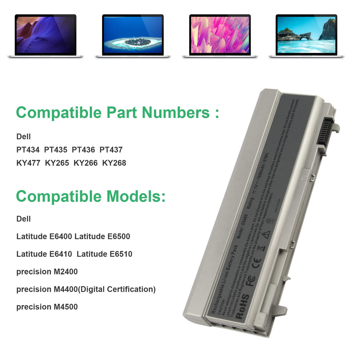 Fancy Buying battery installed in Dell laptop showing restored runtime benefit