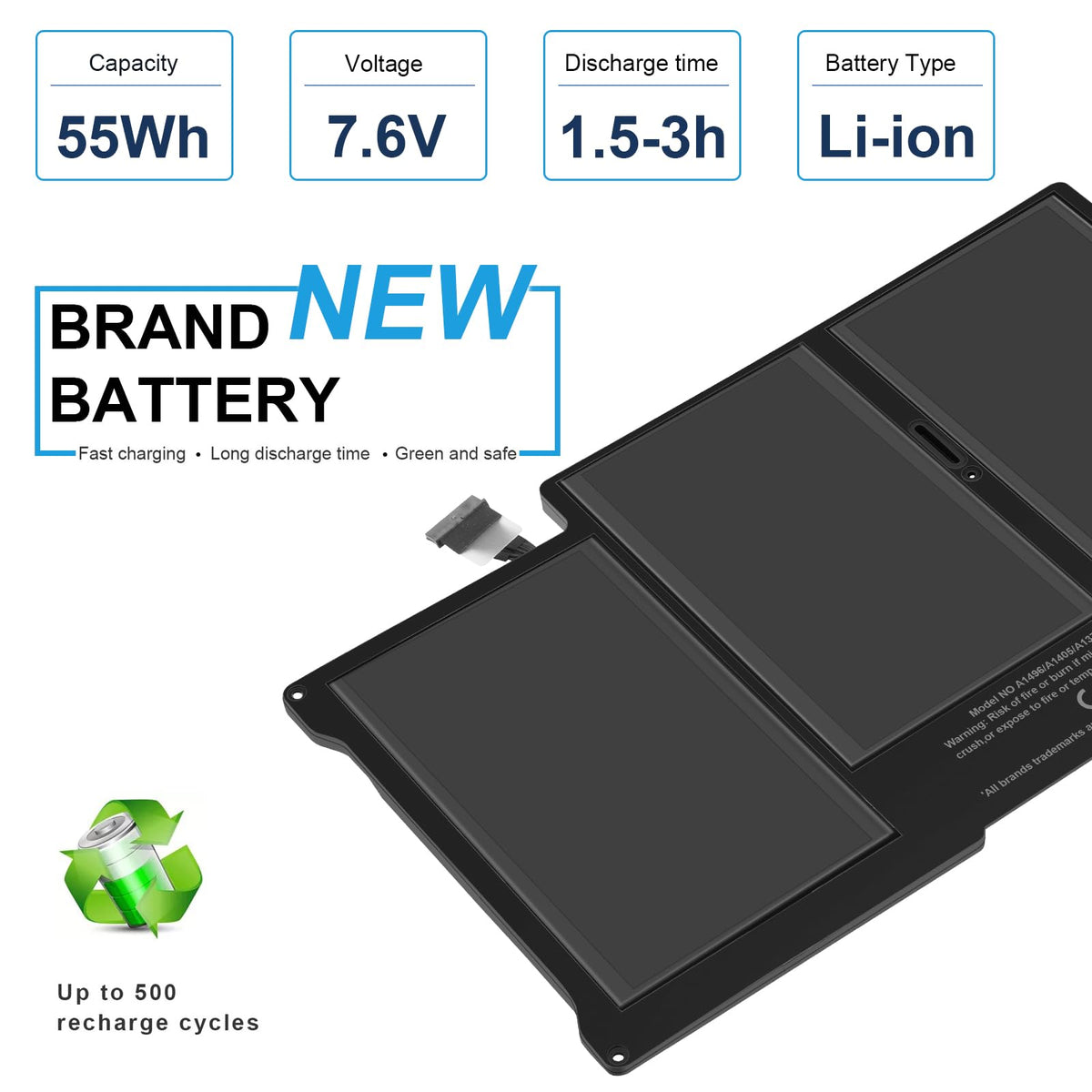 Fancy Buying battery installed inside MacBook Air demonstrating correct alignment and secure fit