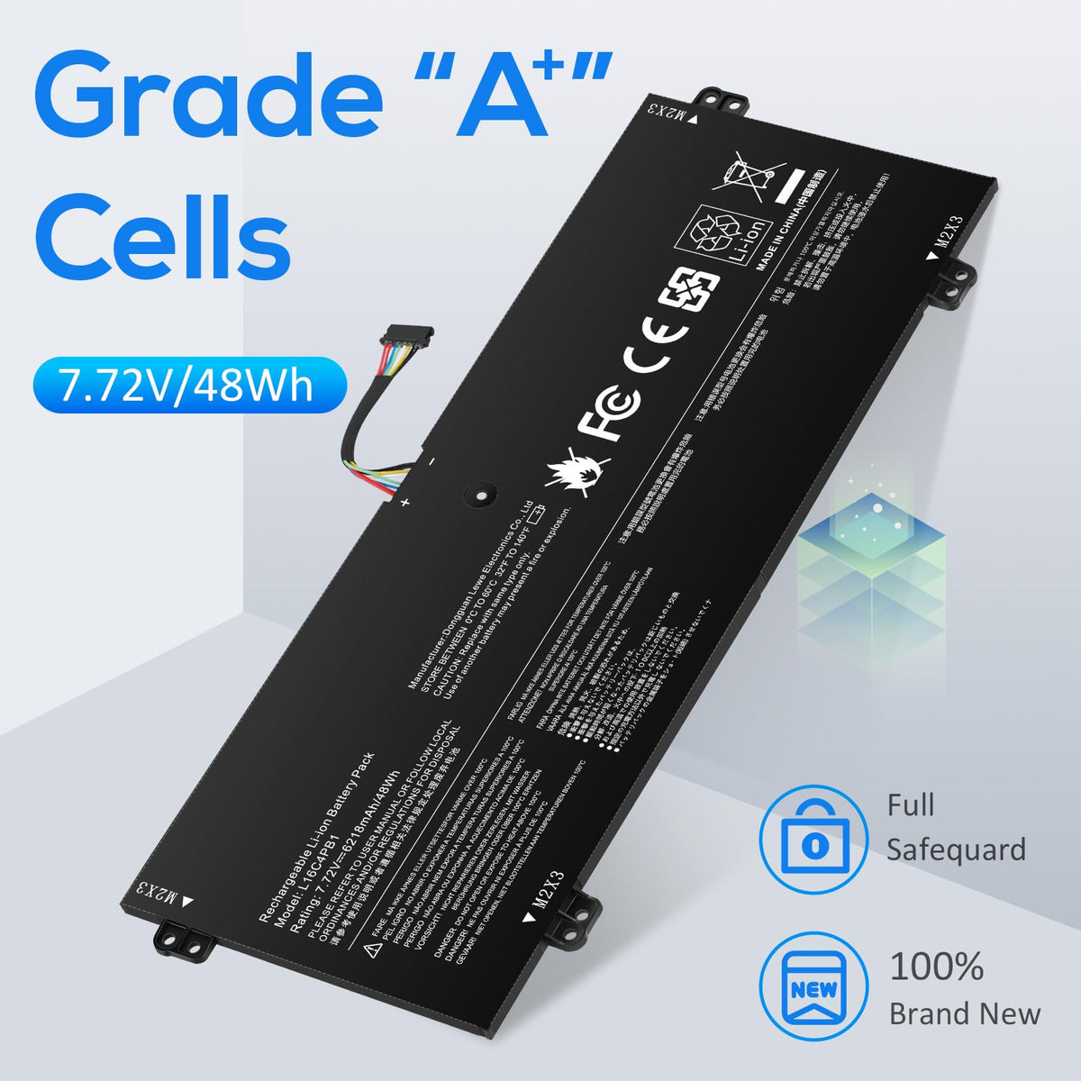 Fancy Buying battery installed in Yoga laptop demonstrating compatible fit and restored runtime