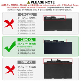 Fancy Buying close-up of battery label showing compatible part numbers