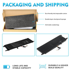 Fancy Buying battery in a workspace showing improved mobility and longer use