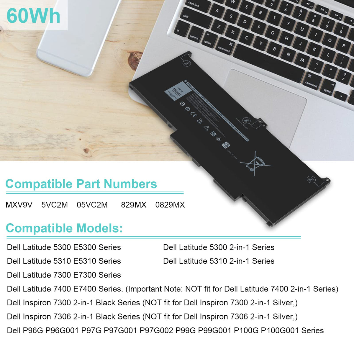 Fancy Buying battery on a laptop in a workspace showing extended productivity