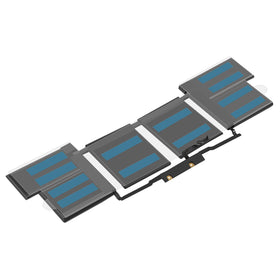 Fancy Buying battery on a laptop desk showing restored runtime for productivity