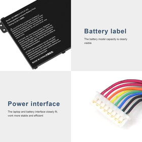 Fancy Buying battery side profile with measurements showing space-saving design benefit