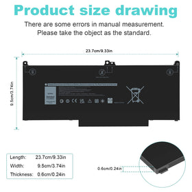 Fancy Buying battery side profile showing slim form for easy insertion