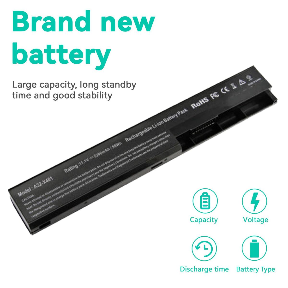 Fancy Buying side profile showing compact 6-cell design advantage
