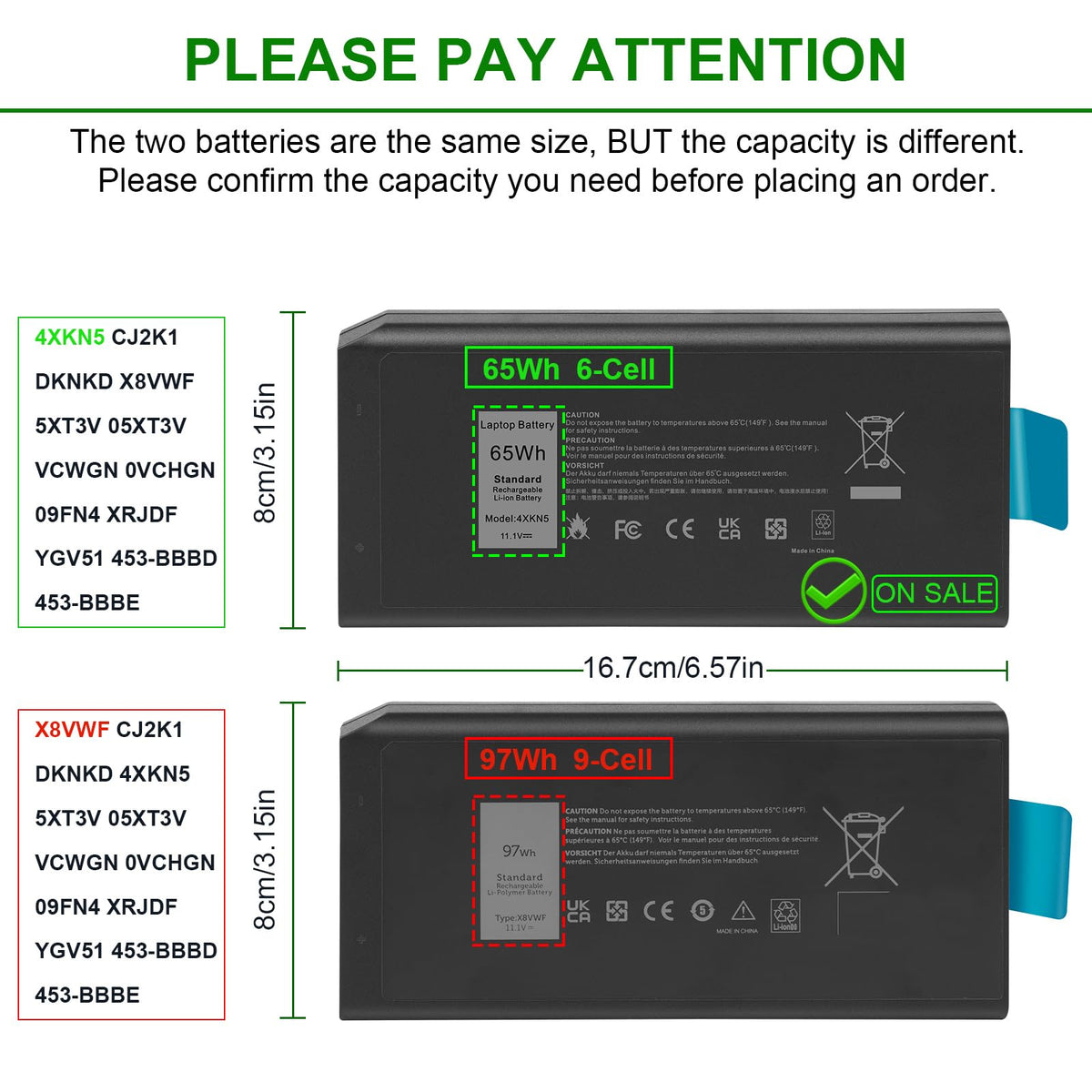 Fancy Buying side profile of battery highlighting slim form and secure fit