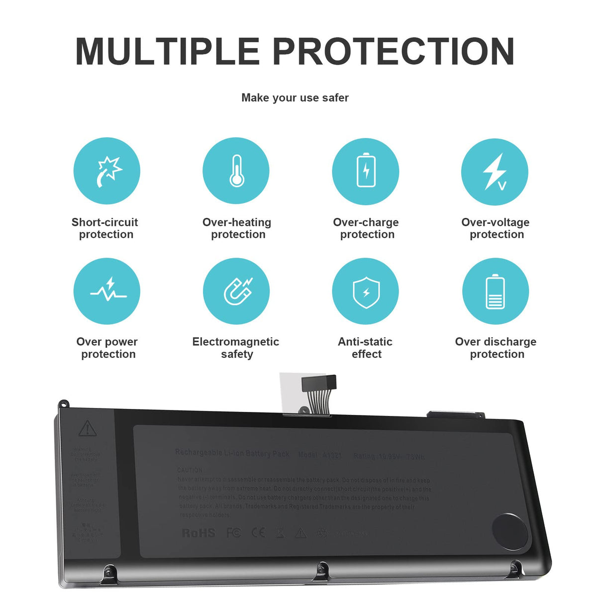 Fancy Buying battery next to ruler showing exact size and scale benefit ensures correct fit