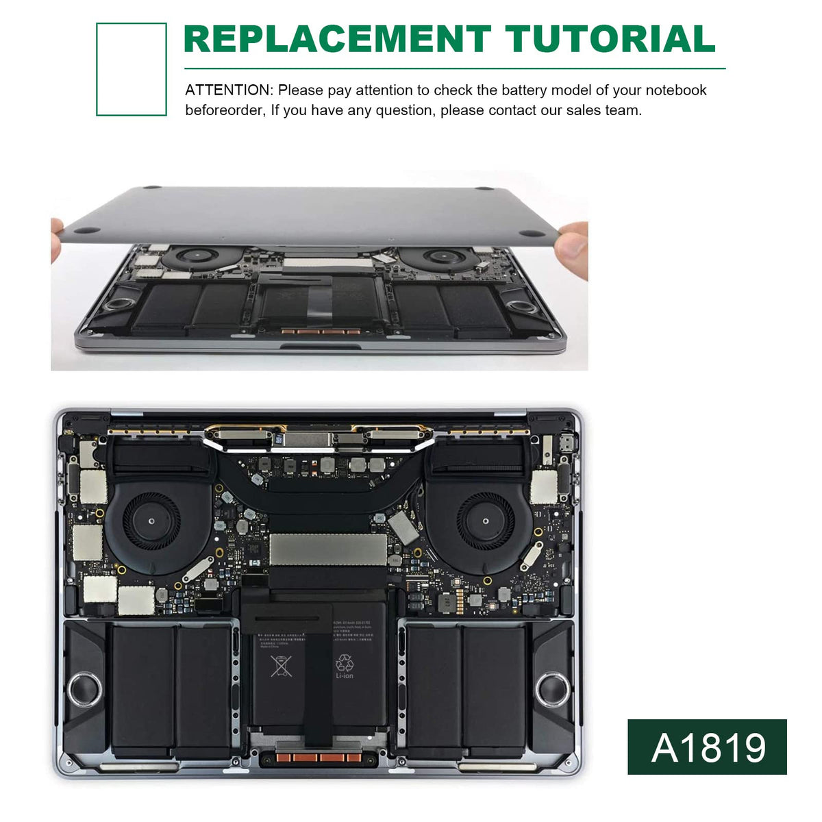 Fancy Buying battery beside ruler showing dimensions to verify size and fit before ordering