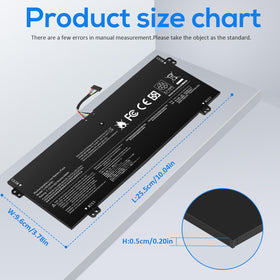 Fancy Buying battery top label closeup showing part numbers for fast verification