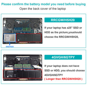 Fancy Buying battery top label close-up showing specs and ensuring correct match