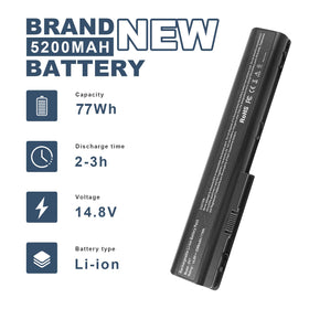Fancy Buying battery top label displaying voltage and part numbers for easy verification