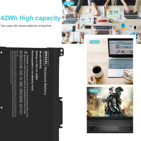Fancy Buying BK03XL next to ruler to show compact size and fit for 14-inch laptops