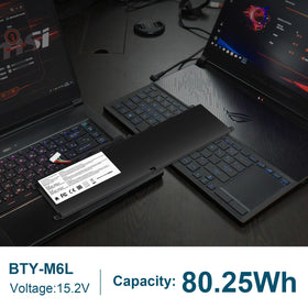 Fancy Buying BTY-M6L installed in MSI GS65 showing correct alignment and easy swap benefit