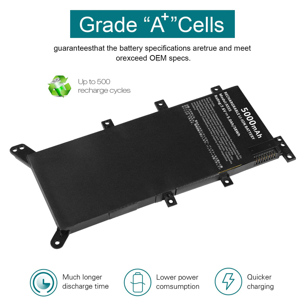Fancy Buying C21N1347 battery testing demonstrates reliability through recharge cycles