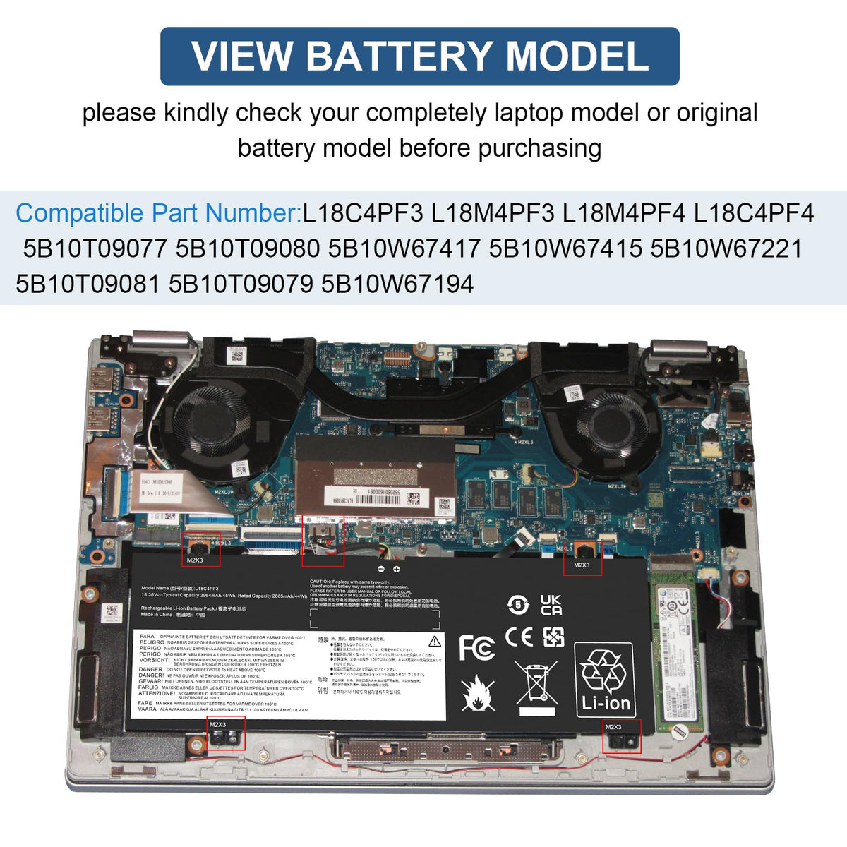 Fancy Buying battery cell assembly close-up showing quality materials and safety