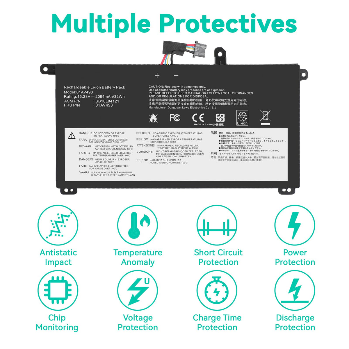 Fancy Buying circuit board closeup illustrating built‑in safety features