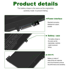 Fancy Buying battery connector and cable detail highlighting correct fit for HP Envy X360