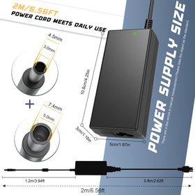 Fancy Buying Dell 65W charger with 7.4x5.0mm tip for versatility.