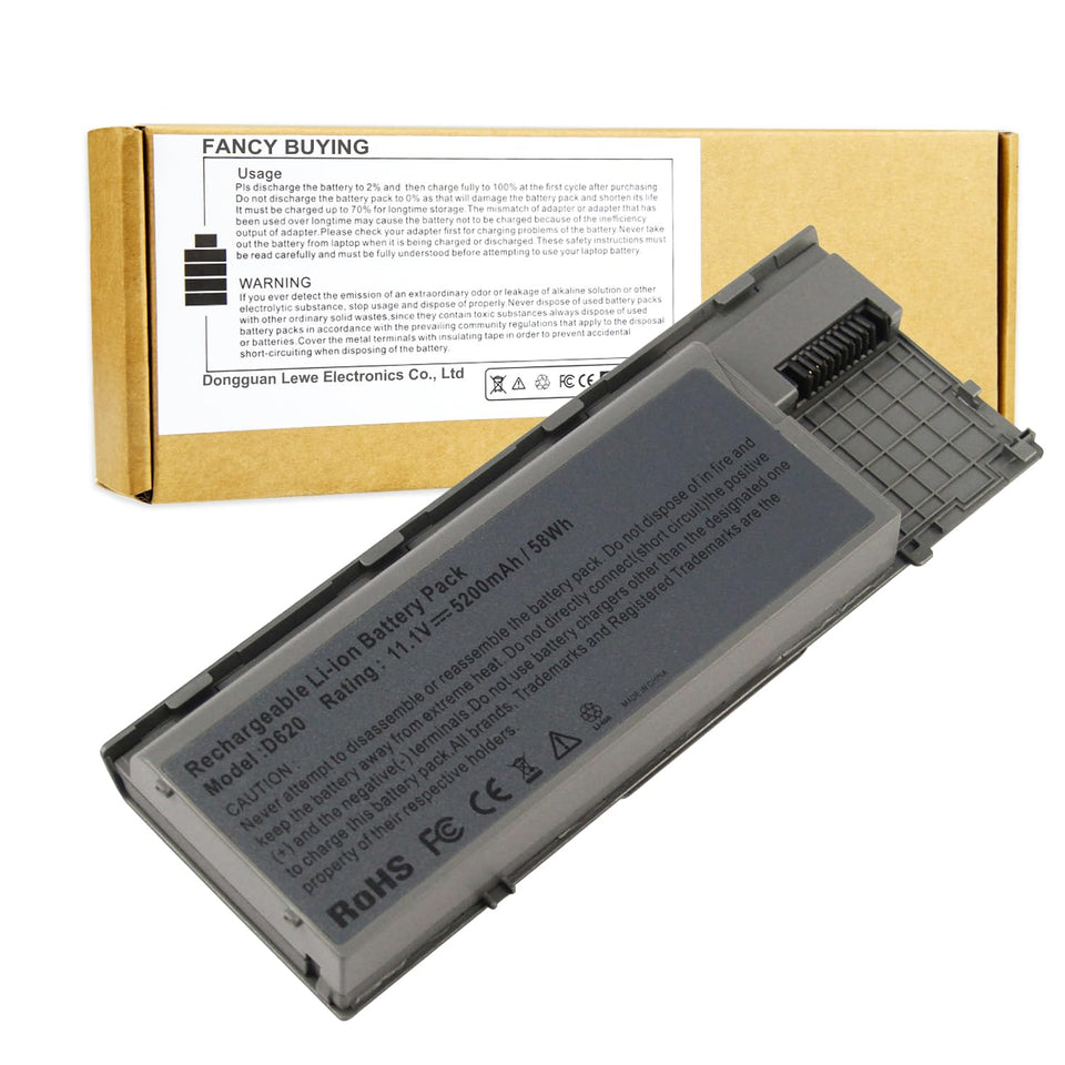 Fancy Buying Dell Latitude D620 battery front view for reliable on-the-go power.