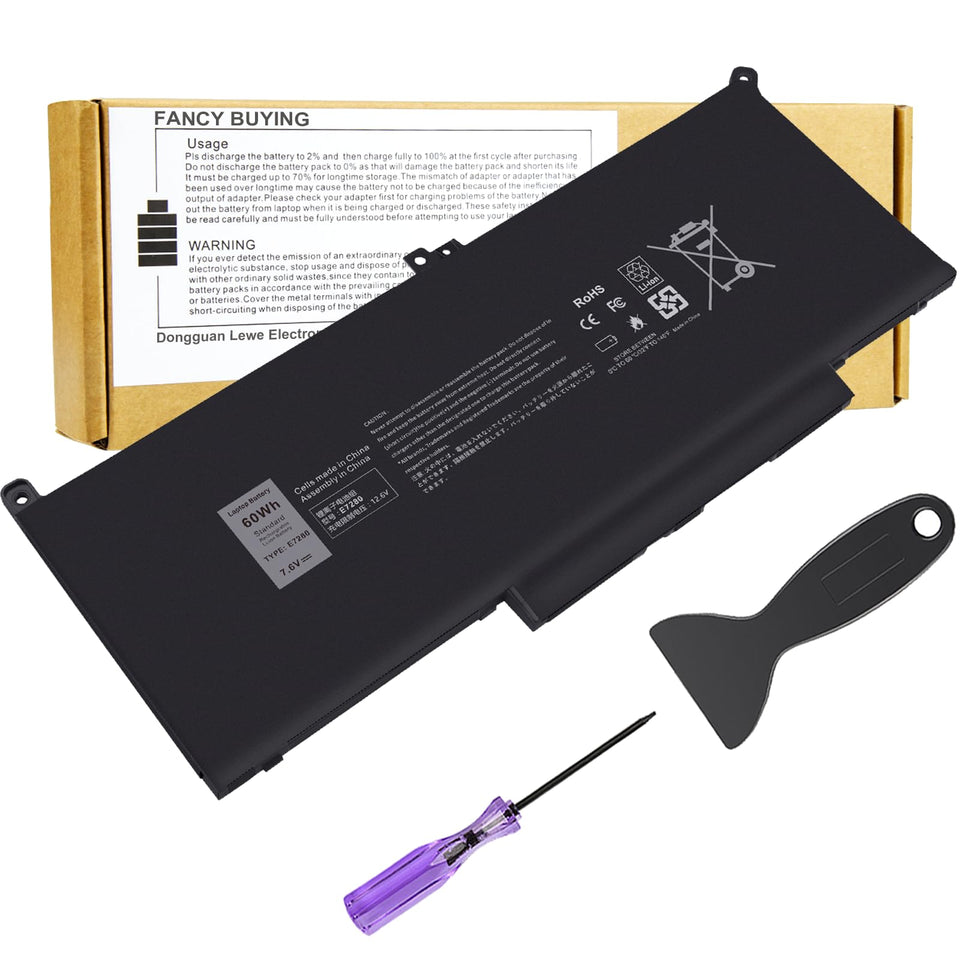 Fancy Buying battery front view showing full pack and brand, reliable replacement