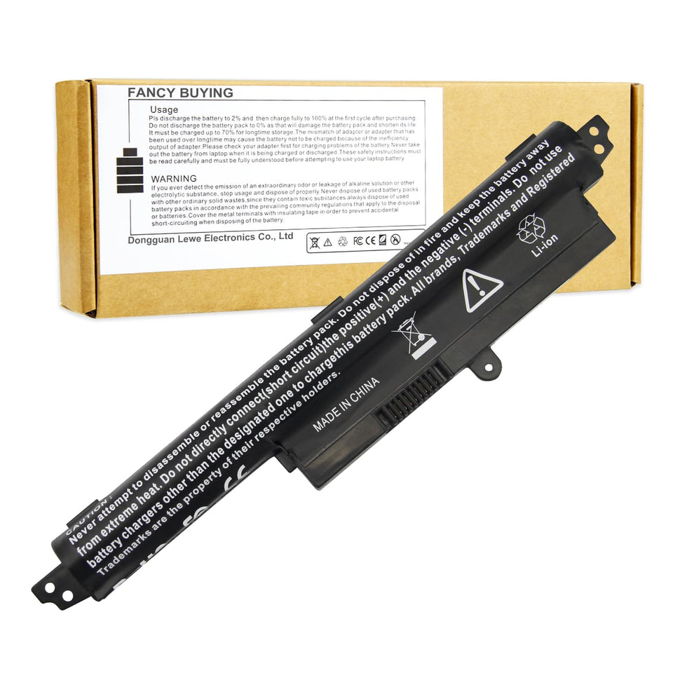 Fancy Buying front view of A31N1302 battery showing model and fit benefit