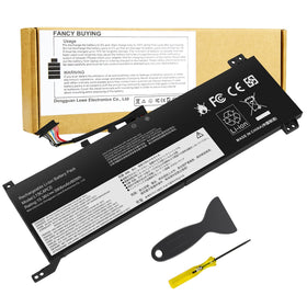Fancy Buying front packaging showing Legion 5 replacement battery, clear fit confirmation