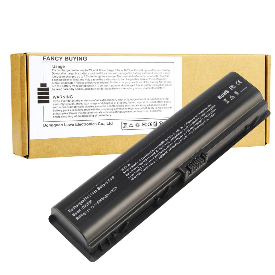 Fancy Buying front packaging showing battery and model compatibility benefits