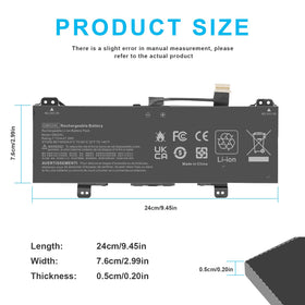 Fancy Buying GB02XL top label closeup showing voltage and capacity benefit