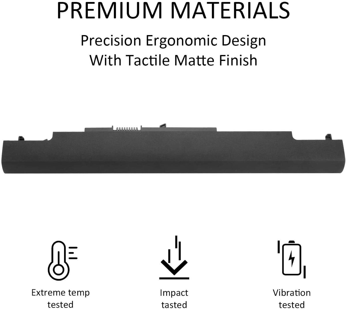 Replacement battery for HP notebooks in the Pavilion and 15-series lineup