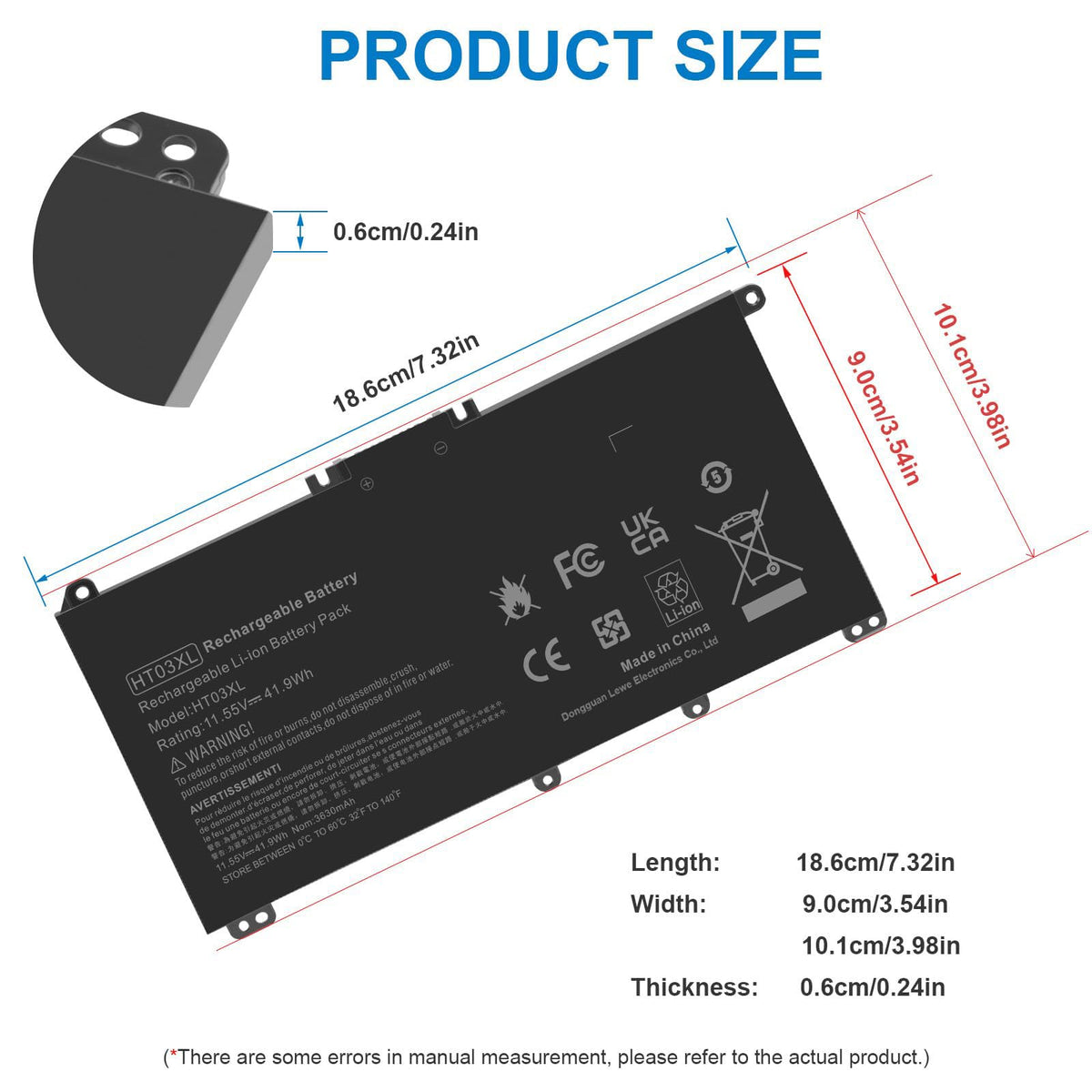 Fancy Buying HT03XL battery compatibility range, supports many HP Pavilion variants.