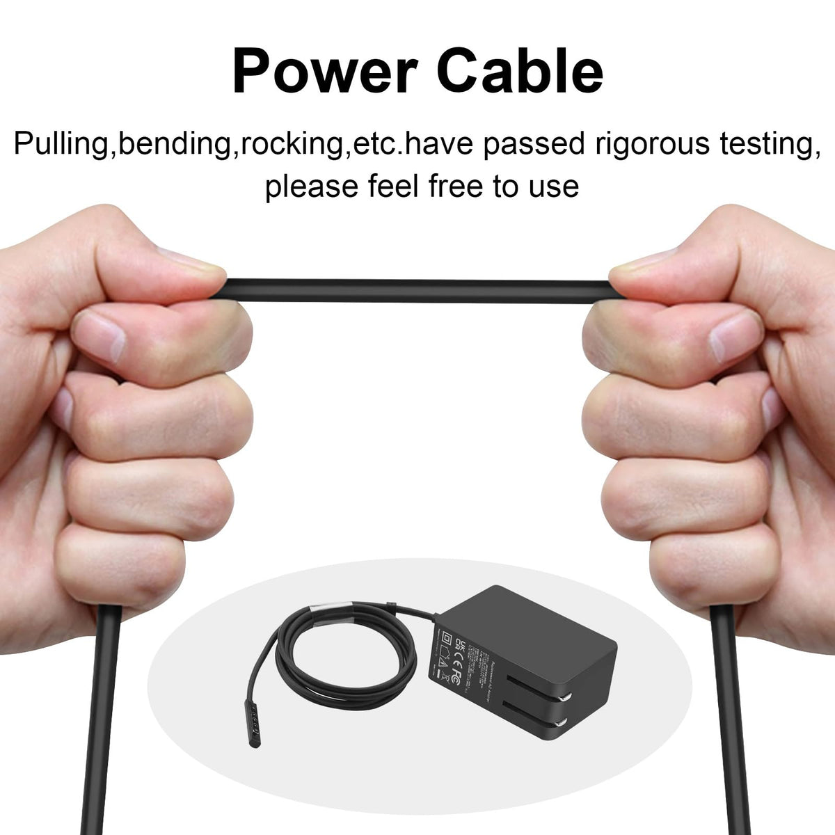 Fancy Buying charge setup with cable arrangement for quick setup.