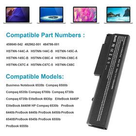 Fancy Buying battery installed in EliteBook 8440P demonstrating compatibility