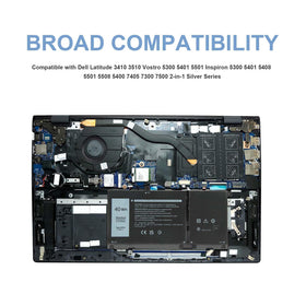 Fancy Buying battery installed in Dell laptop demonstrating restored runtime