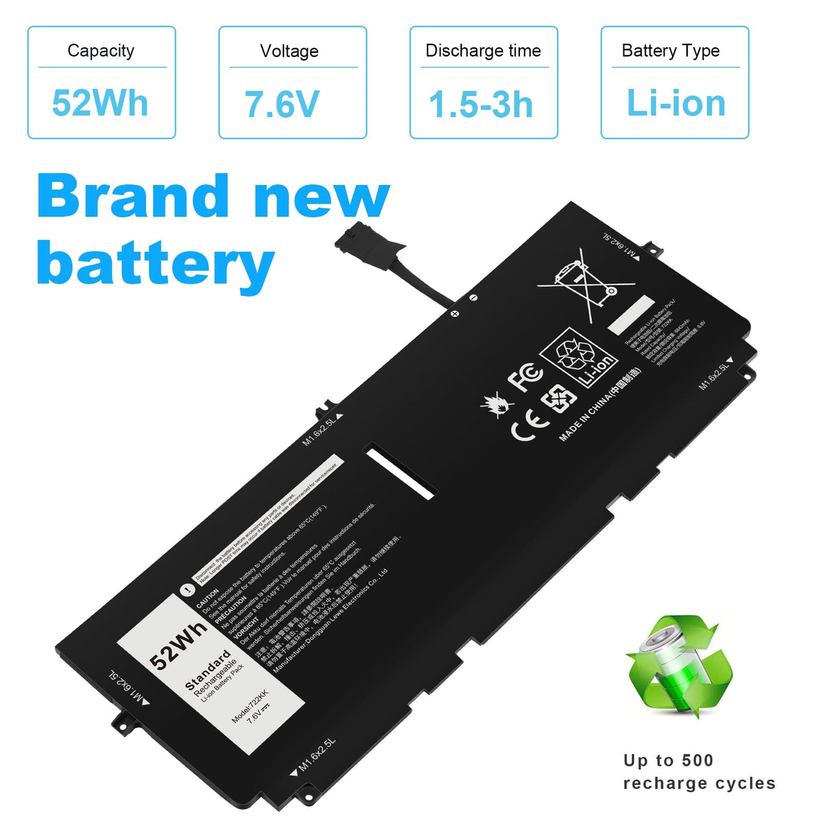 Fancy Buying installed in open XPS13 chassis demonstrating simple replacement