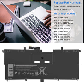Fancy Buying battery installed in Dell XPS 13 demonstrating correct mounting and restored portability