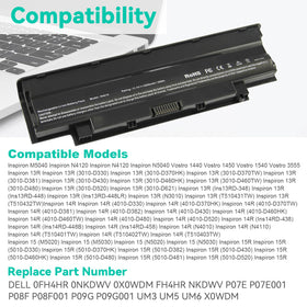 Fancy Buying capacity sticker detail showing 58Wh rating for confident runtime expectations