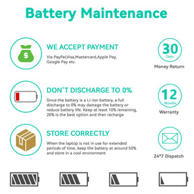 Fancy Buying battery in a workstation lifestyle shot conveying restored laptop mobility