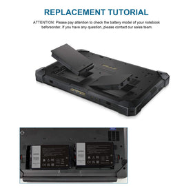 Fancy Buying J7HTX installed in Dell tablet demonstrating drop-in replacement