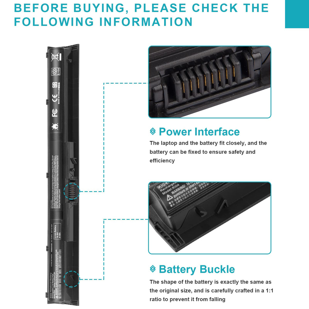 Fancy Buying KI04 4 cell design supports balanced performance and portability