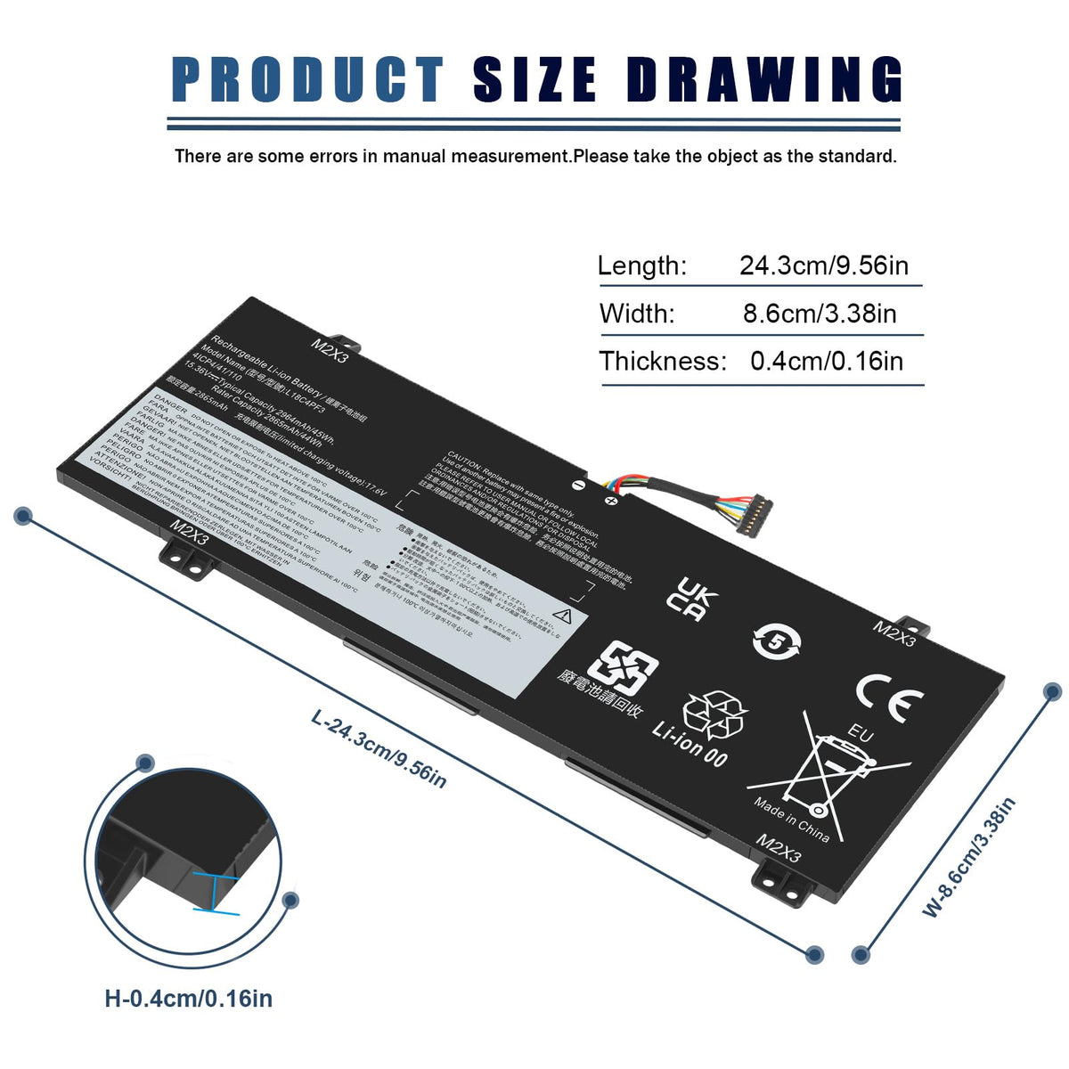 Fancy Buying close-up of battery connector demonstrating secure fit and easy installation