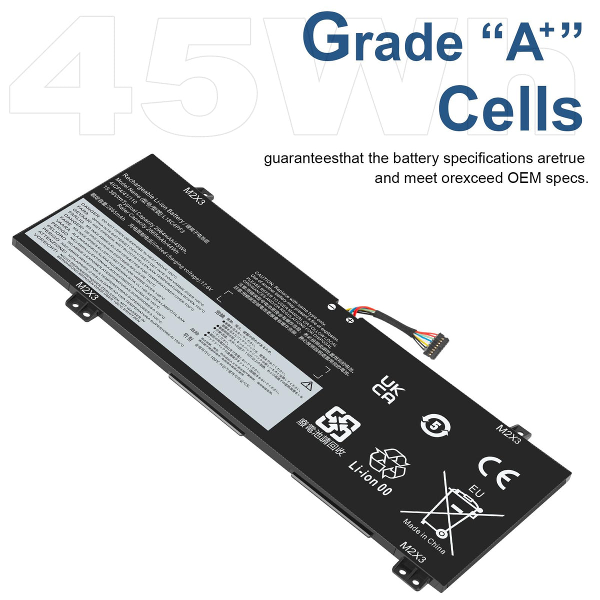 Fancy Buying battery next to ruler for scale showing correct dimensions and fit
